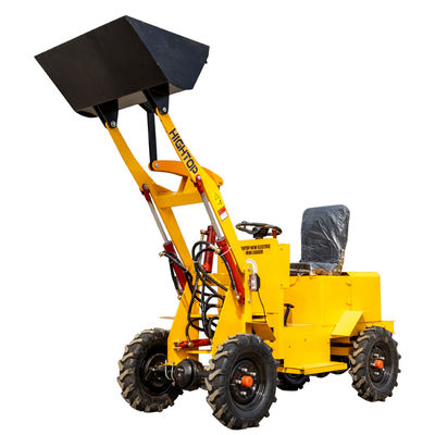 শক্তিশালী শক্তি 1800W বৈদ্যুতিক ছোট চাকা লোডার মিনি ফ্রন্ট এন্ড লোডার HTEL12