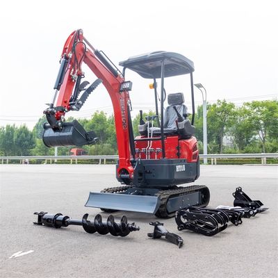 12RPM সুইং গতি 1800kg দক্ষ খনন জন্য retractable ট্র্যাক সঙ্গে মিনি হাইড্রোলিক খননকারী