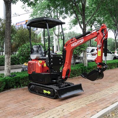 HT12G ১.২ টন ক্রলার মিনি এক্সকাভেটর, কুবোটা Z482 ইঞ্জিন এবং সংকীর্ণ জায়গার জন্য কমপ্যাক্ট ডিজাইন সহ